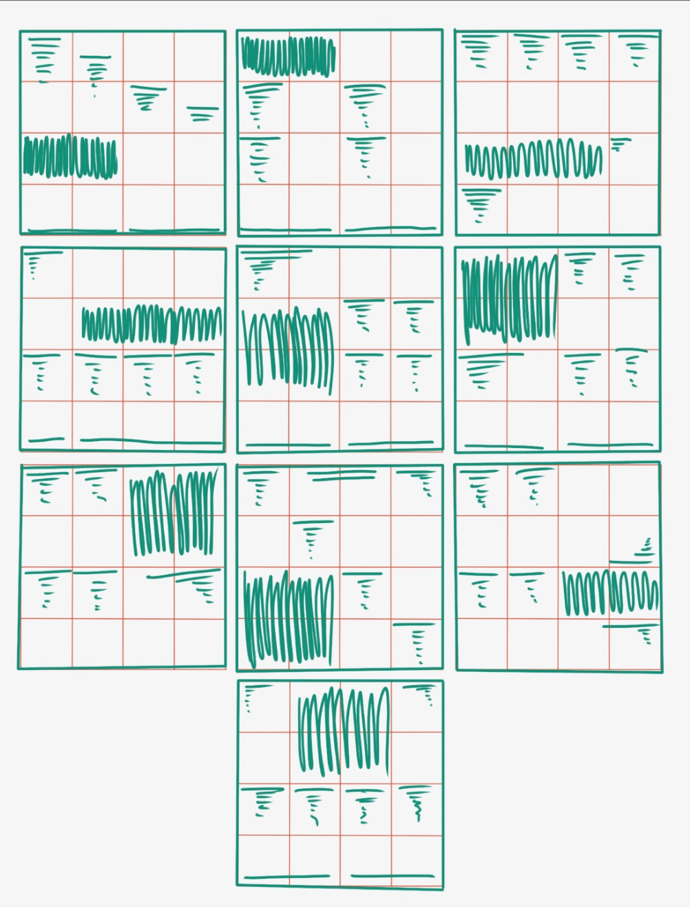 Grid Sketches